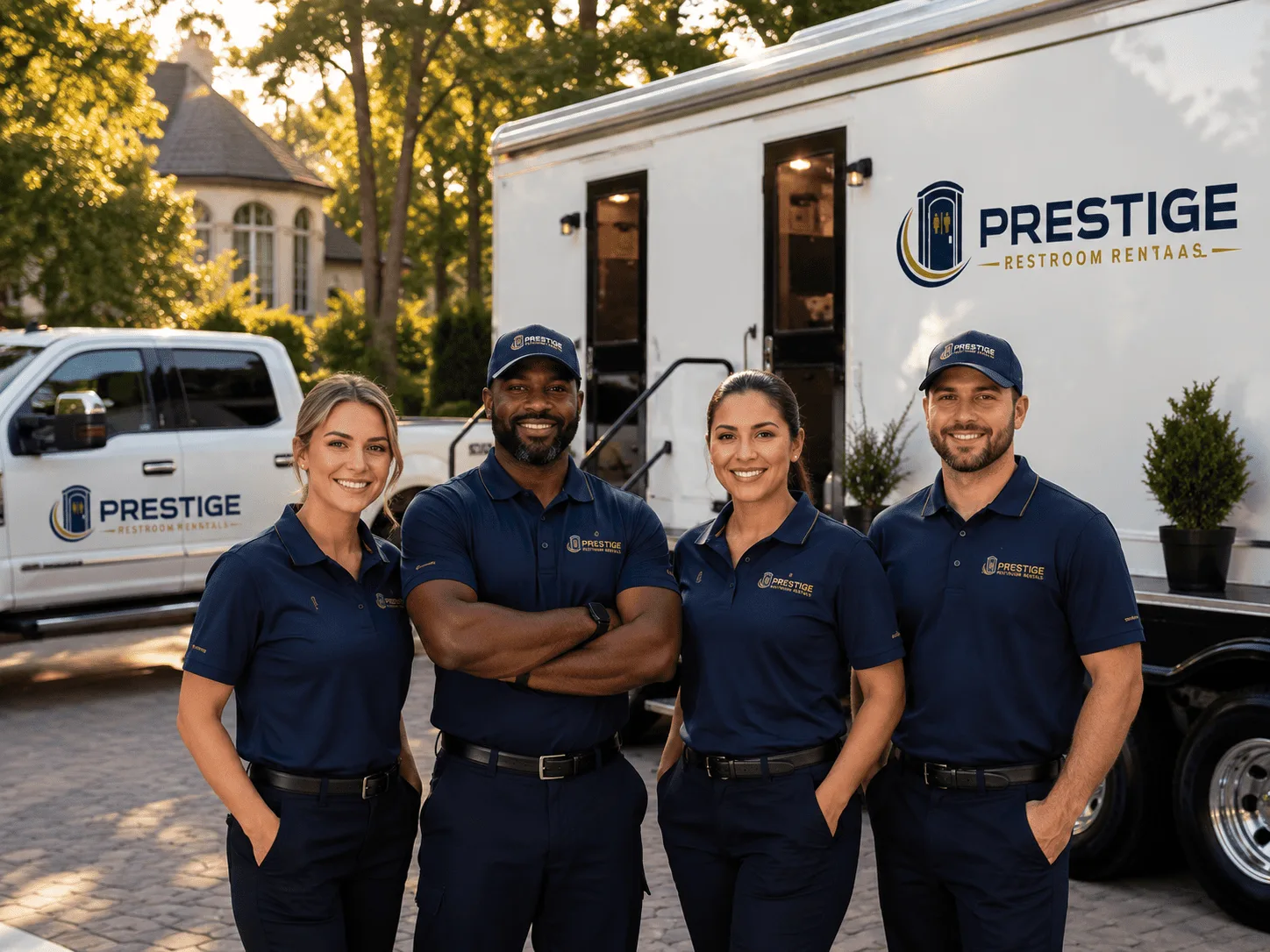 Trusted Luxury Portable Restrooms company in Donie, TX